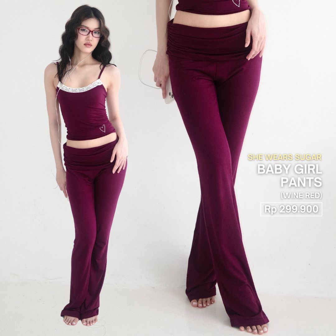 Baby Girl Folded Pants