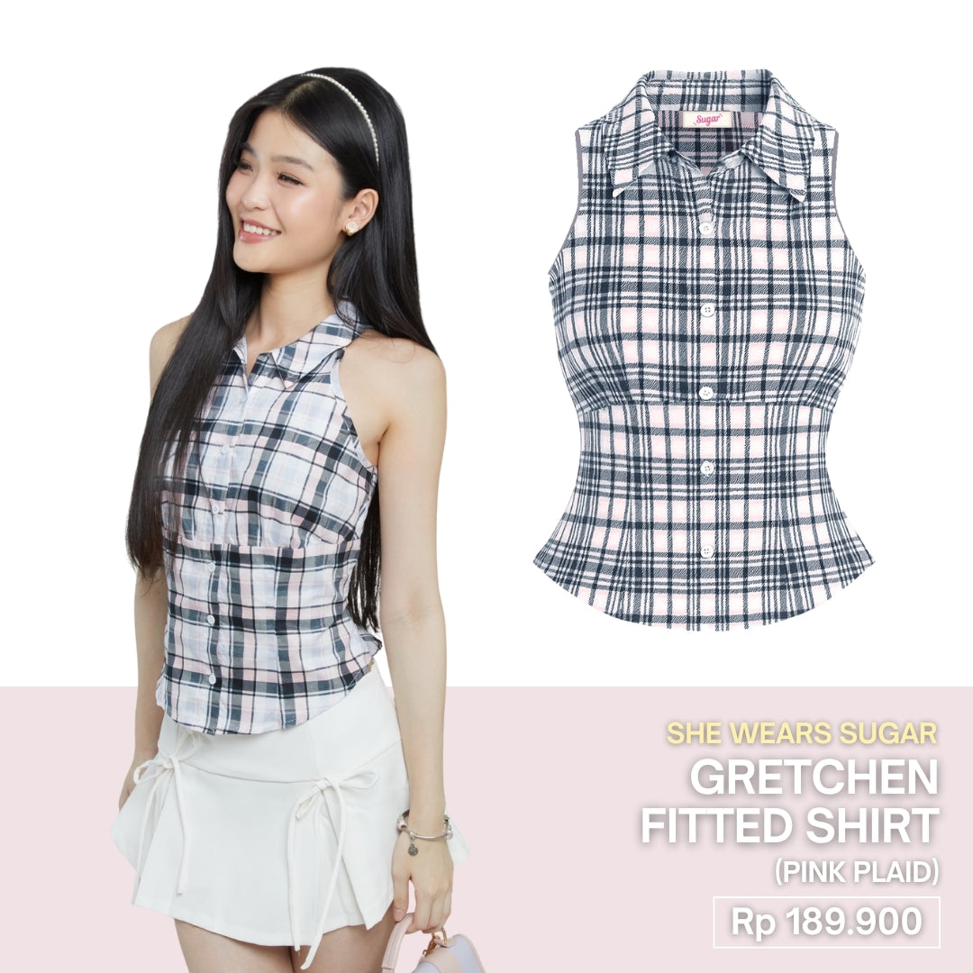 SHEWEARSSUGAR X VARREL RIEVERA — Gretchen Shirt | Kemeja Atasan Wanita Lucu
