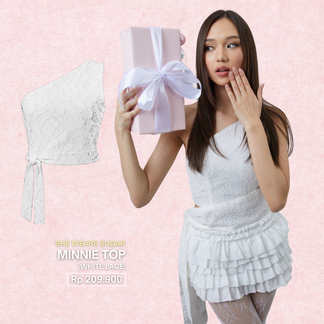 Shewearssugar -- Minnie Top | Atasan Wanita Stylish | Blackpink Konser Outfit