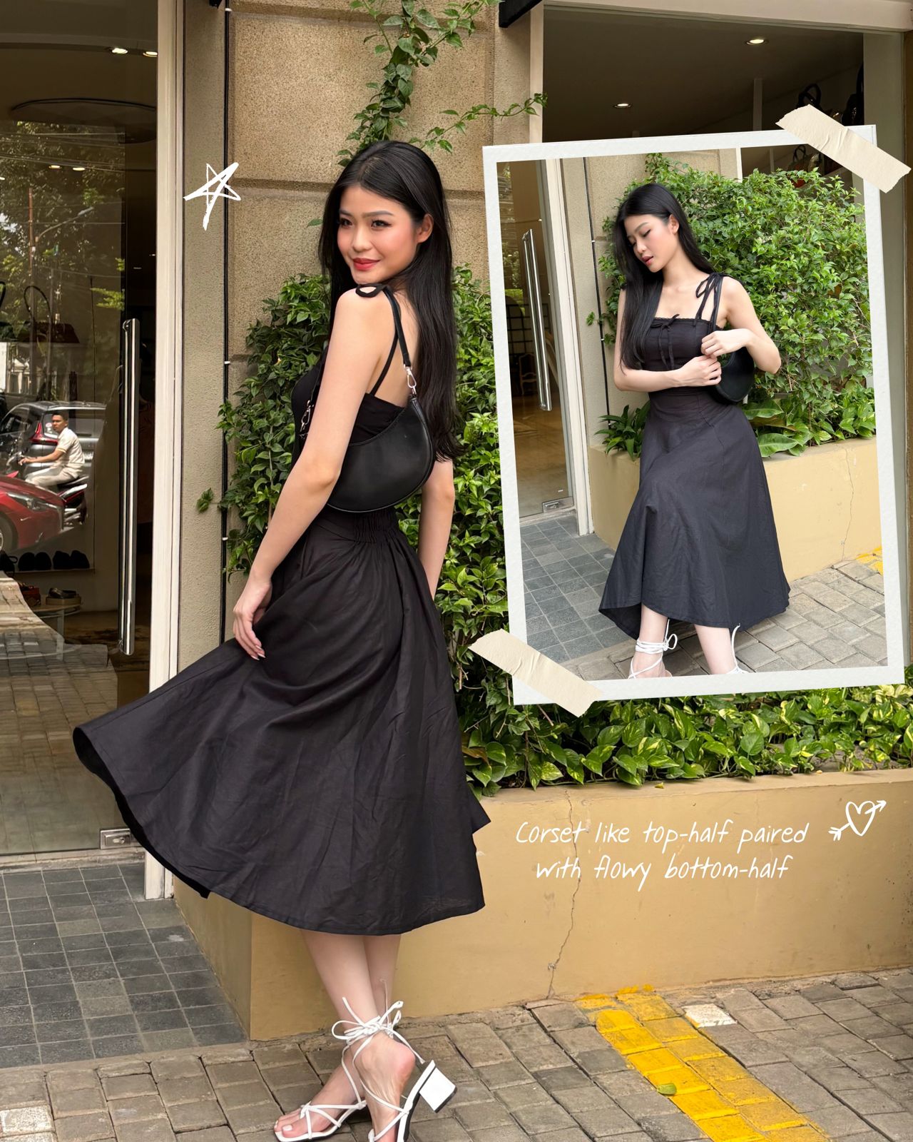 SHEWEARSSUGAR - NARA DRESS | Summer Dress | Bali Outfit | Dress Casual | Coquette Outfit | Baju Pita | Top Pita | Baju Pita Pink | Dress Pink