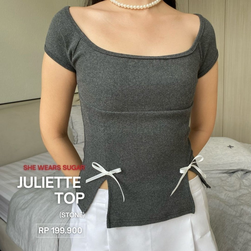 SHEWEARSSUGAR Juliette Top | Top Wanita | Atasan Casual | Baju Pita | Valentine Outfit | Atasan Wanita | Coquette Outfit | Baju Pita | Top Pita | Baju Pita Pink
