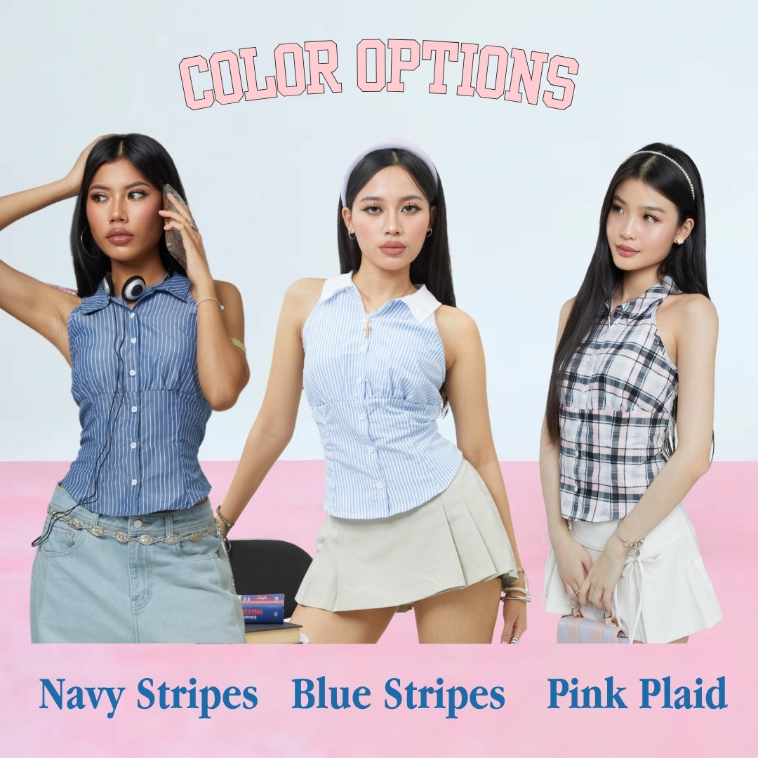 SHEWEARSSUGAR X VARREL RIEVERA — Gretchen Shirt | Kemeja Atasan Wanita Lucu