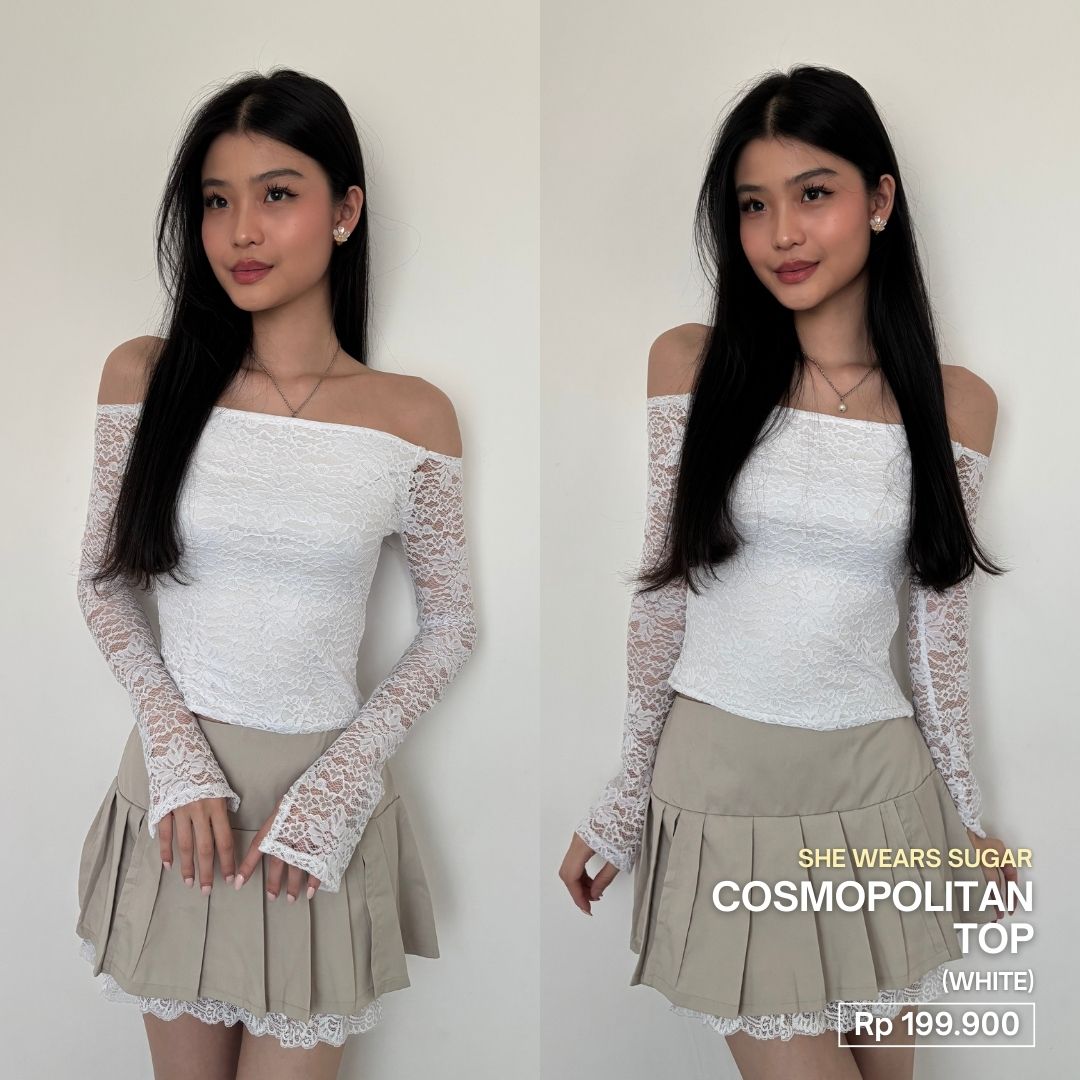 Shewearssugar COSMOPOLITAN TOP | Atasan Wanita | Outfit Korea | Pakaian Wanita