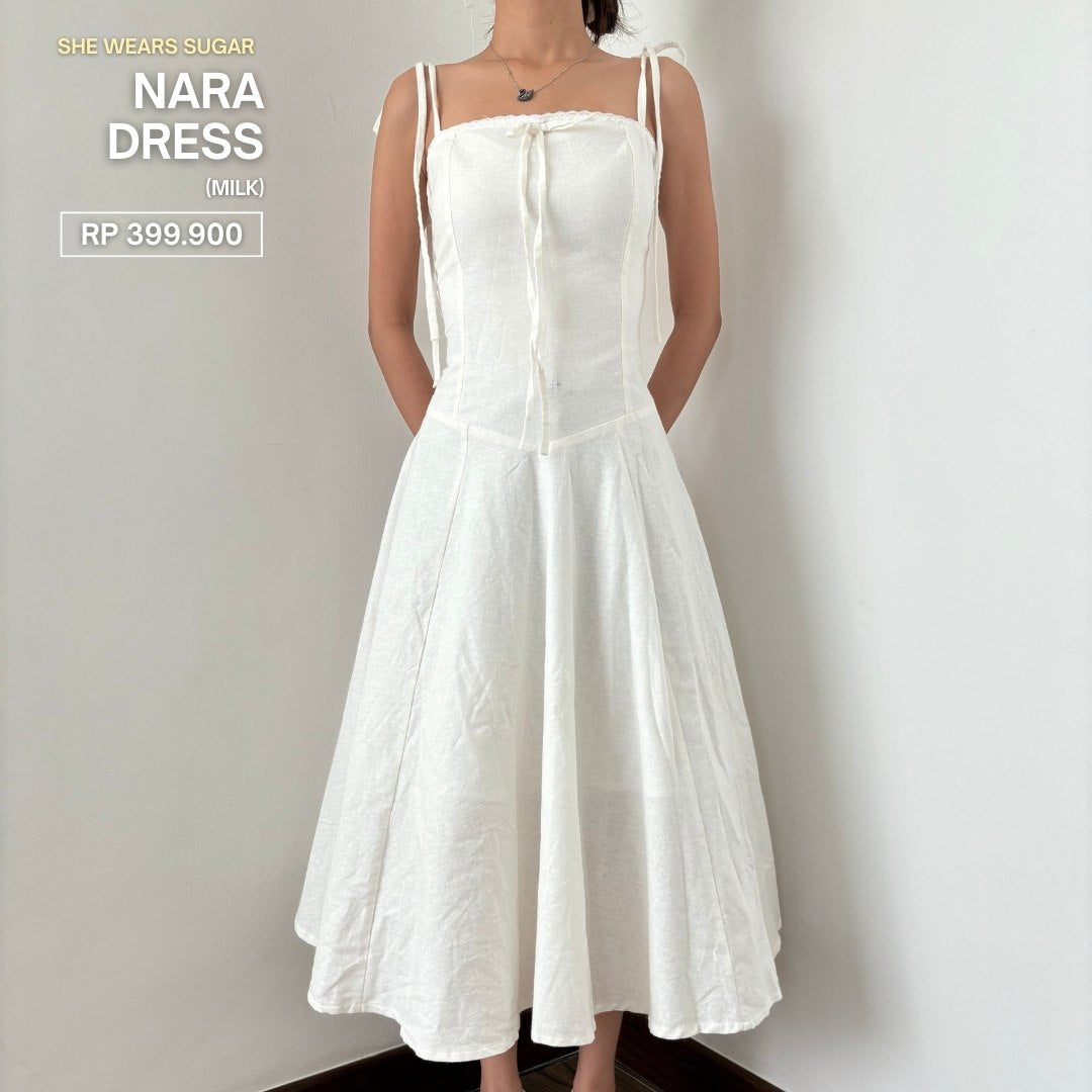 SHEWEARSSUGAR - NARA DRESS | Summer Dress | Bali Outfit | Dress Casual | Coquette Outfit | Baju Pita | Top Pita | Baju Pita Pink | Dress Pink