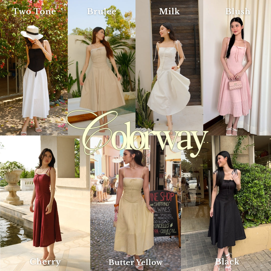 SHEWEARSSUGAR - NARA DRESS | Summer Dress | Bali Outfit | Dress Casual | Coquette Outfit | Baju Pita | Top Pita | Baju Pita Pink | Dress Pink