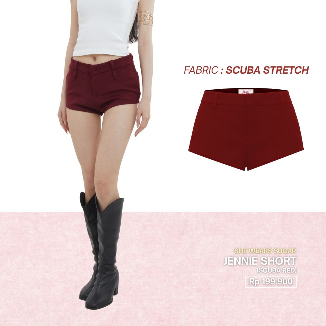 Shewearssugar -- Jennie Micro Short | Celana Wanita | Blackpink Konser Outfit
