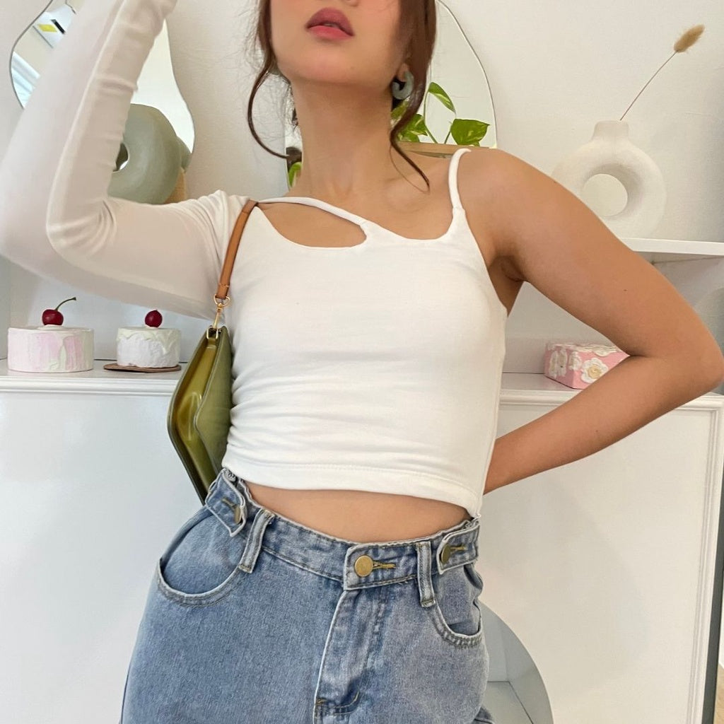 Beverly Assymetric Crop Top