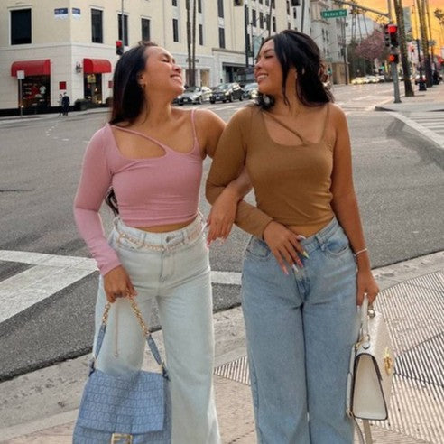 Beverly Assymetric Crop Top