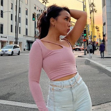 Beverly Assymetric Crop Top