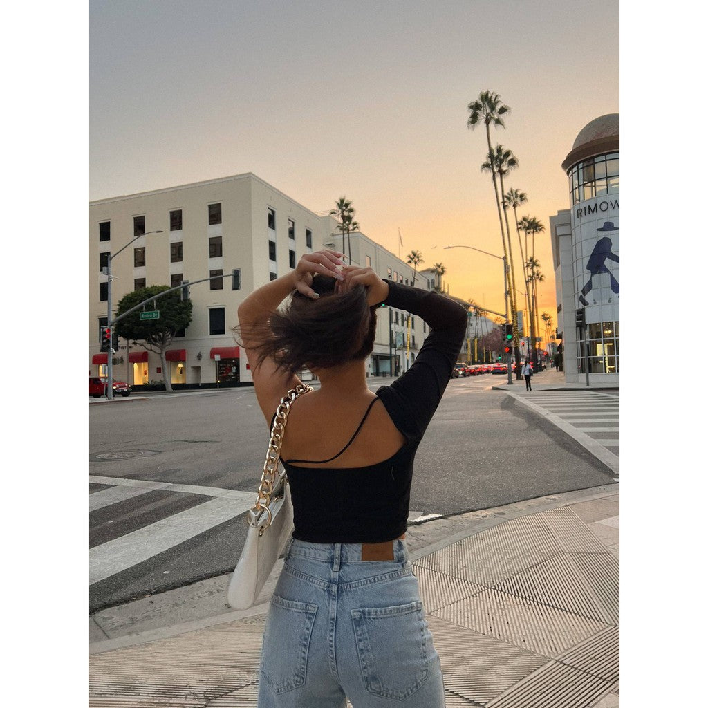 Beverly Assymetric Crop Top