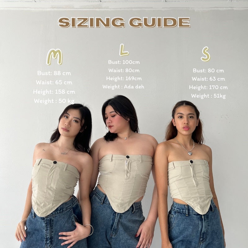 Sugar x Angelynne Her Majesty Denim Top