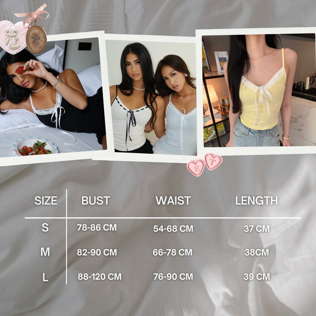 SHEWEARSSUGAR x ZETA BLANCO Espresso Tank | Tank Top Wanita | Atasan Wanita | Coquette Aesthetic