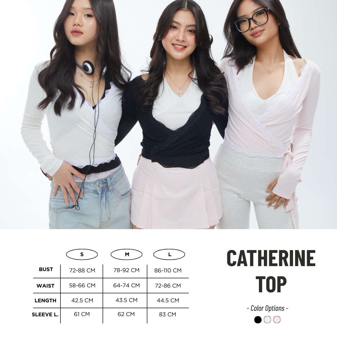 Catherine Wrap Top