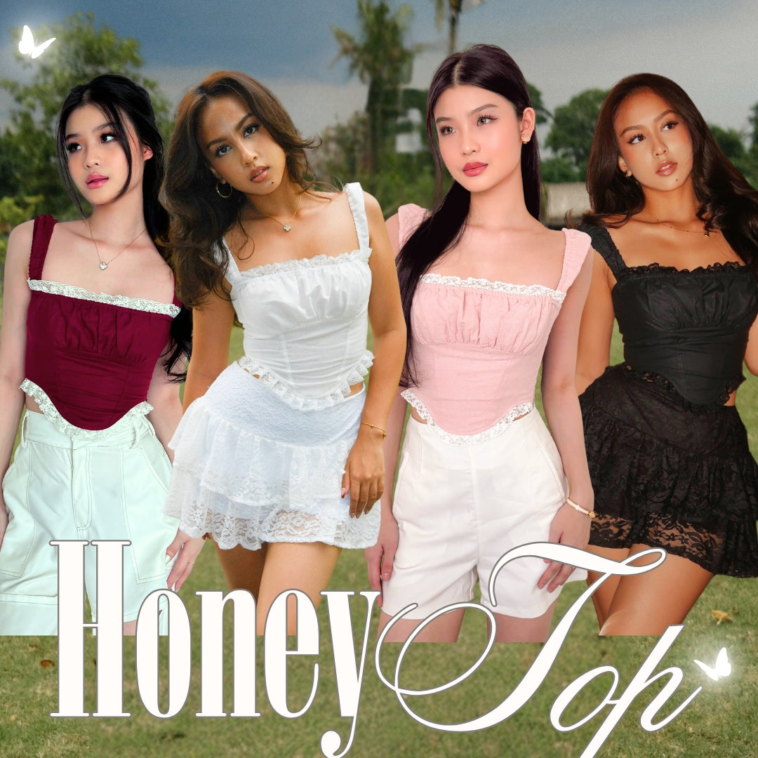 SHEWEARSSUGAR x ZETA BLANCO - Honey Top | Atasan Wanita