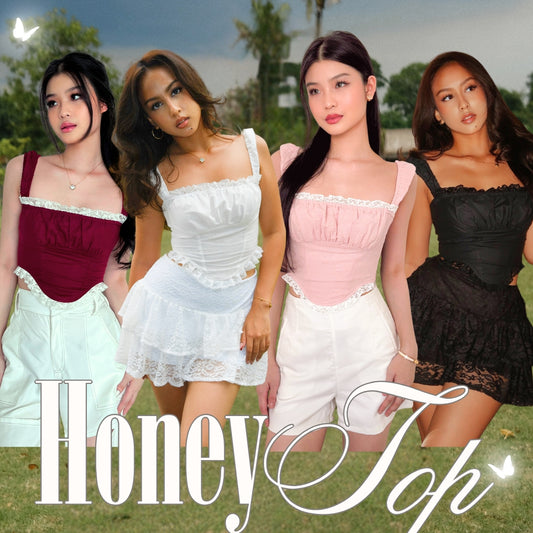 SHEWEARSSUGAR x ZETA BLANCO - Honey Top | Atasan Wanita