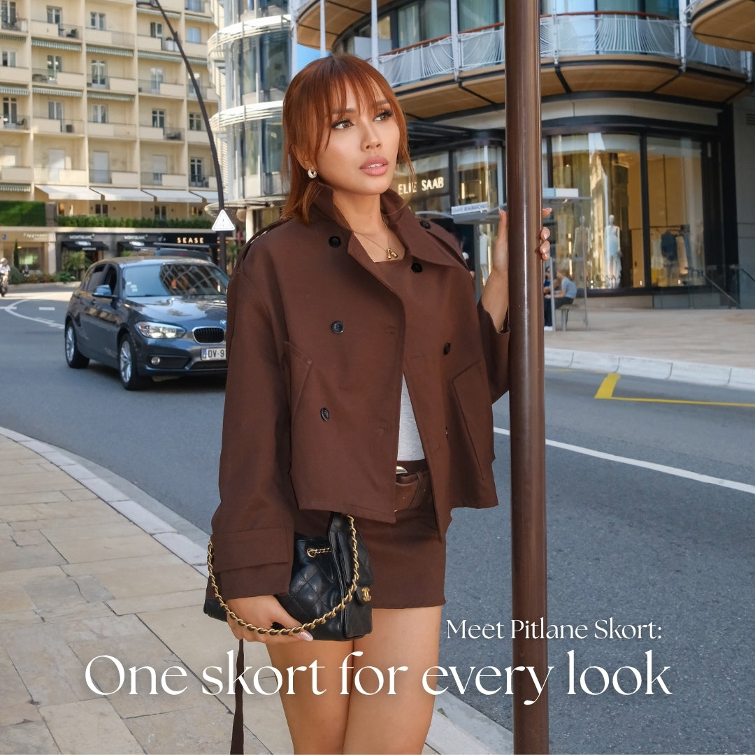 She Wears Sugar – Pitlane Skort | Skort Wanita Rok Celana Wanita Low Rise Y2K Outfit Korean Style Bawahan Wanita