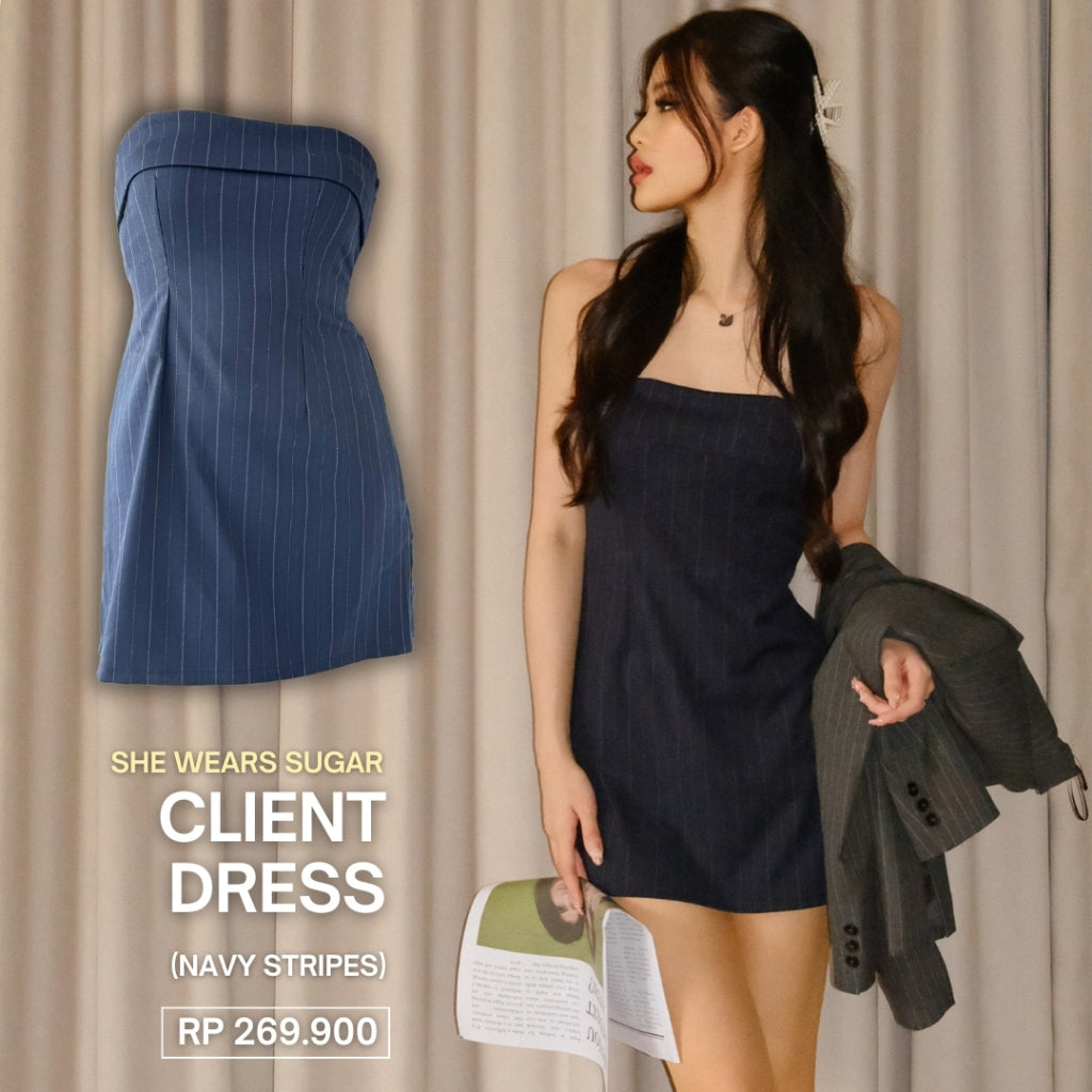She Wears Sugar -- Client Dress | Dress Wanita | Dress Pendek Client