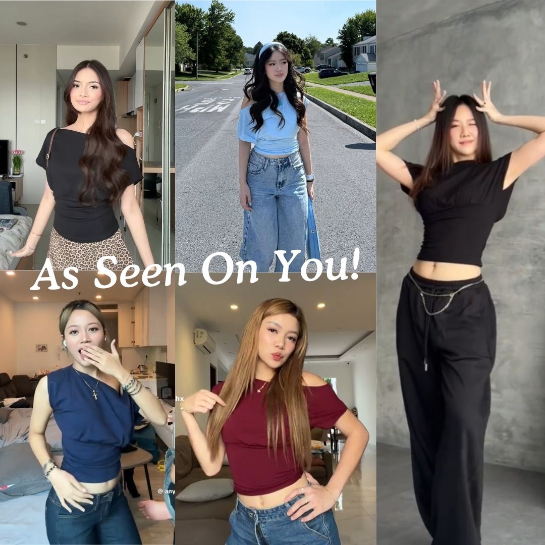 She Wears Sugar x Varrel Rievera – Bailey Fitted Top | Kaos Wanita Fitted Tee T Shirt Wanita Atasan Cewe Korean Style Fit Body