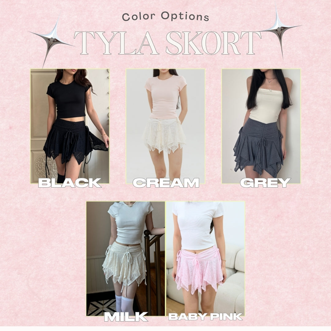 Shewearssugar TYLA SKORT | Skort Wanita | Outfit Korea | Bawahan Wanita