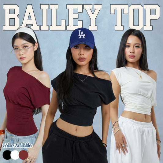 SHEWEARSSUGAR X VARREL RIEVERA —Bailey Fitted Top | T - Shirt Wanita | Atasan Baju | Wanita Cewe | Kaos Wanita | Blouse Fitted Tee