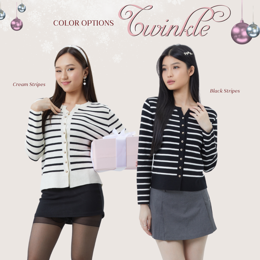 Shewearssugar - Twinkle Cardigan | Outer | Christmas Oufit | Natal