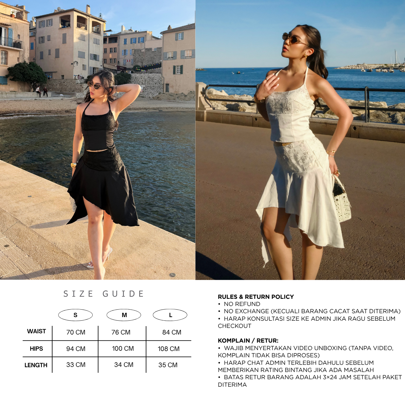 She Wears Sugar – Soiree Assymetric Skirt | Satin Skirt Asymmetrical Lace Detail Korean Style Coquette Outfit Rok