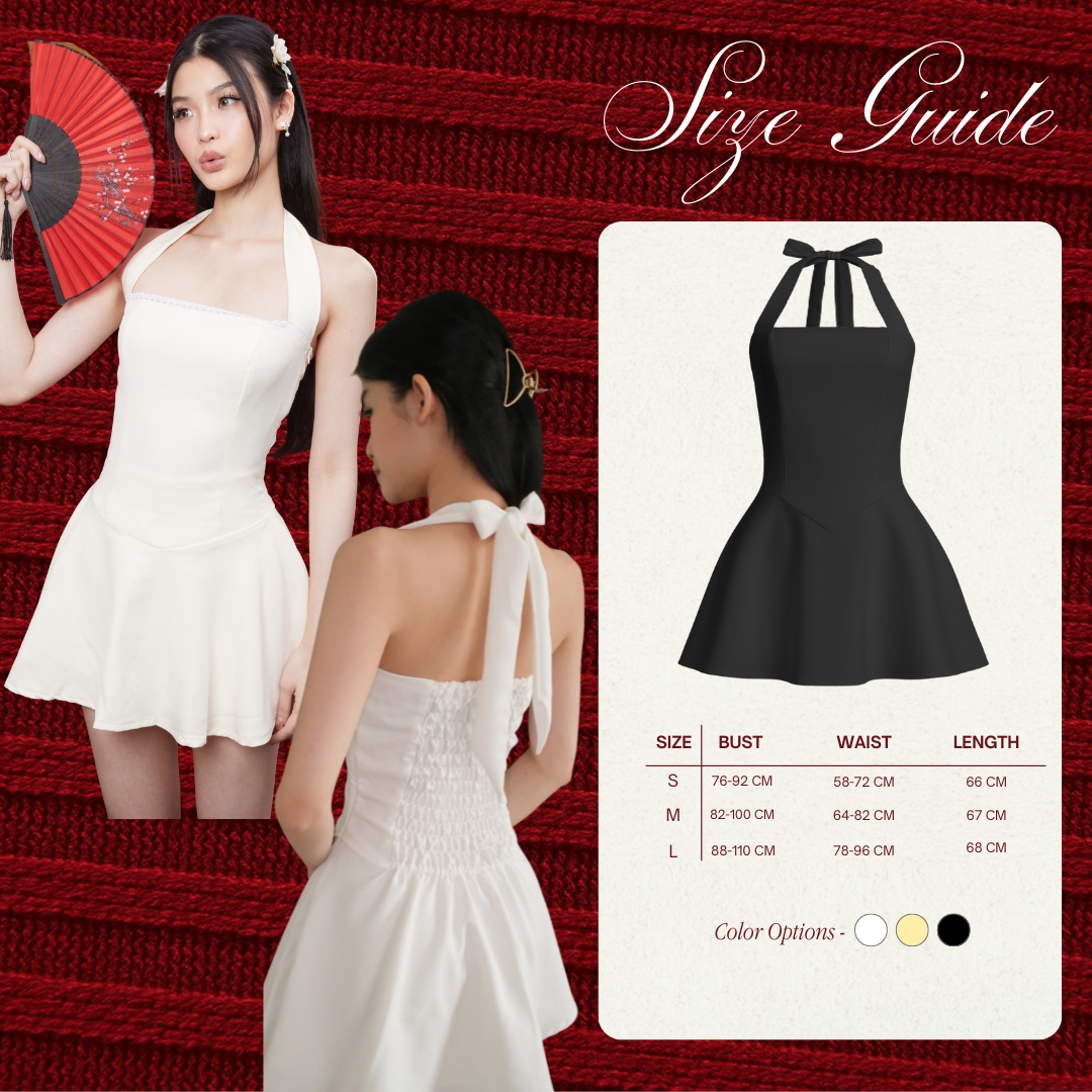 Shewearssugar – Winter Dress |  Wanita Halter Mini Dress Backless Party Dinner Outfit
