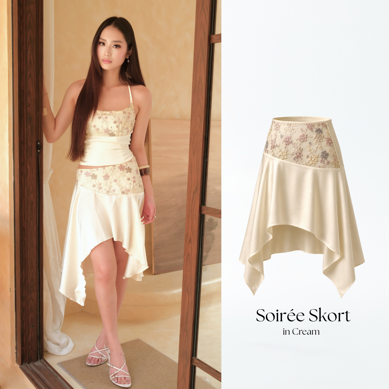Soiree Assymetric Skirt