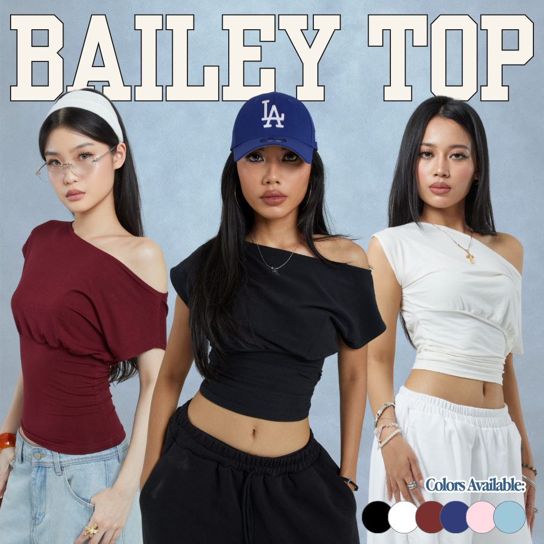 SHEWEARSSUGAR X VARREL RIEVERA —Bailey Fitted Top | T - Shirt Wanita | Atasan Baju | Wanita Cewe | Kaos Wanita | Blouse Fitted Tee