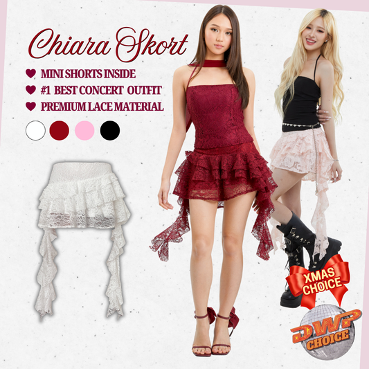Shewearssugar Chiara Skort | Skort Wanita | Bawahan Wanita | Coquette Aesthetic