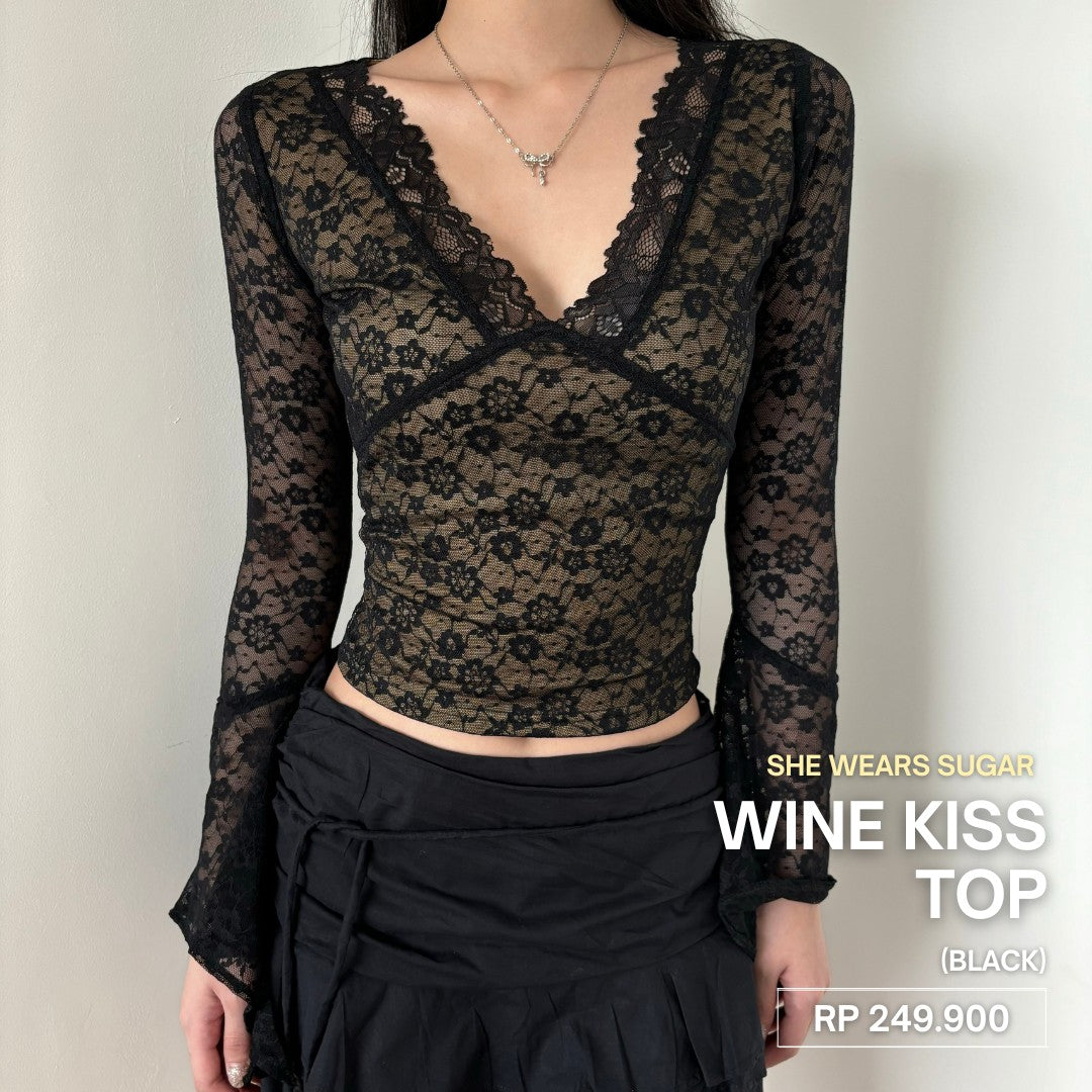 Wine Kiss Top