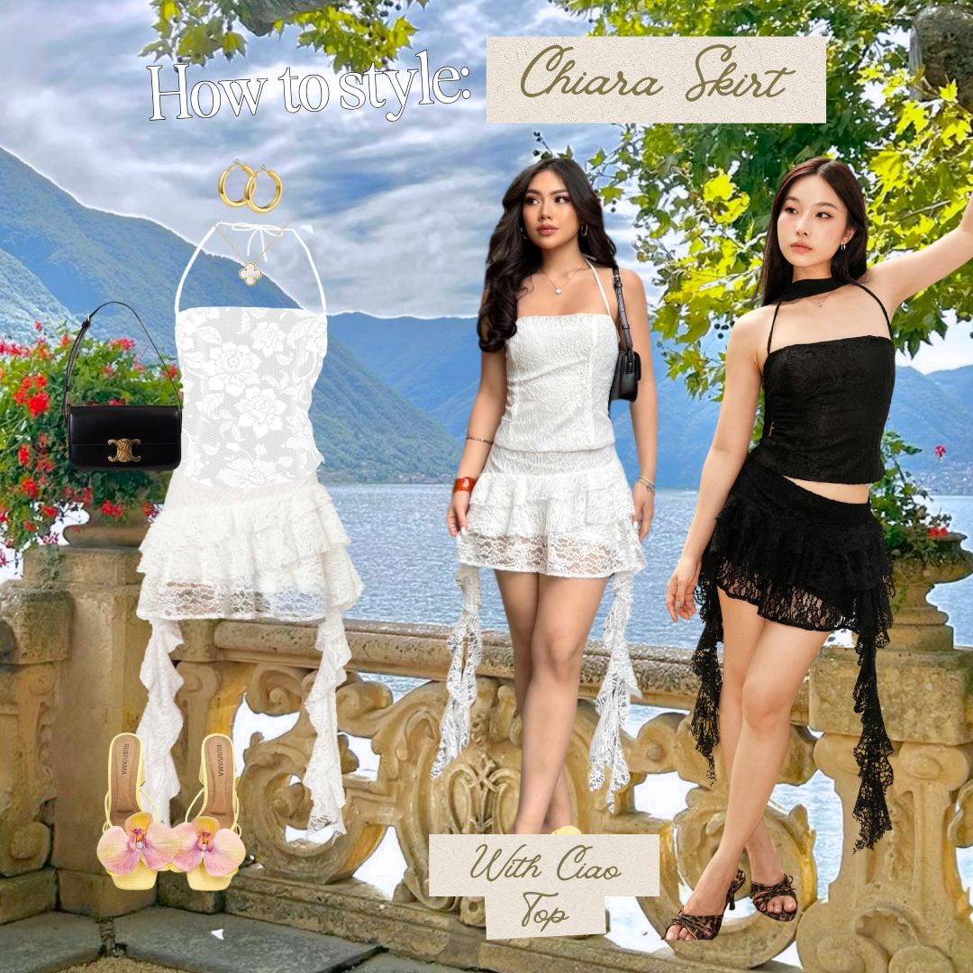 Shewearssugar Chiara Skort | Skort Wanita | Bawahan Wanita | Coquette Aesthetic
