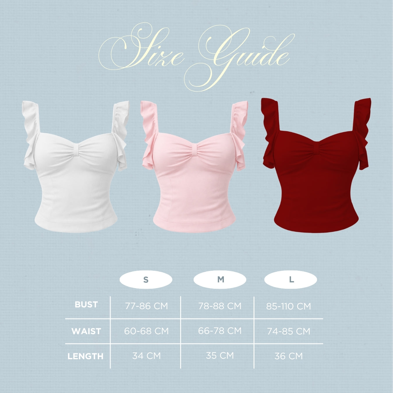 She Wears Sugar x Isabella – Coco Top | Baju Atasan Wanita Terbaru Tank Top Wanita Atasan Cewe Korean Style Summer Outfit