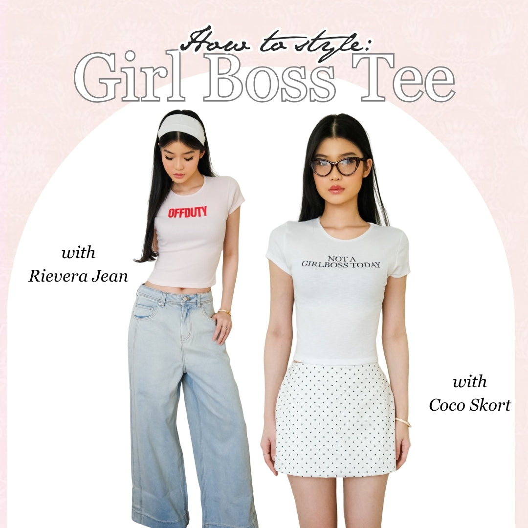 Shewearssugar -- Girl Boss Tee | Off Duty | Not A Girl Boss Today | Kaos