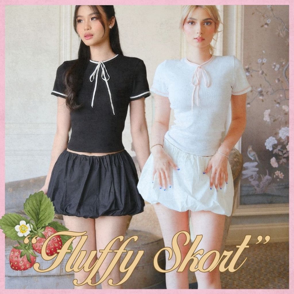 She Wears Sugar -- Fluffy Skort | Bubble Skirt | Rok Balon | Rok Celana | Bawahan Wanita | Skort