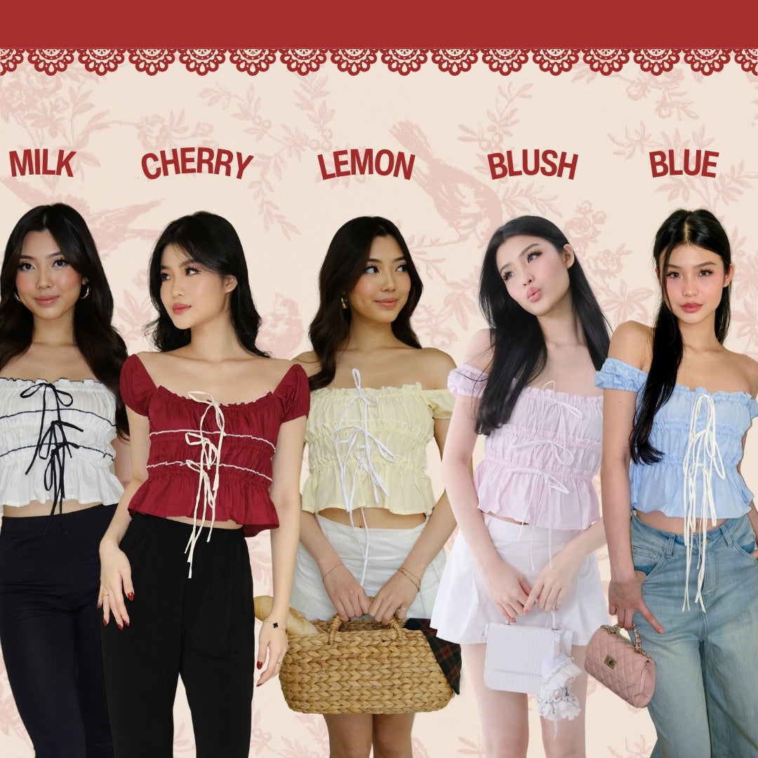 Shewearssugar LOLA TOP | Pakaian Wanita | Atasan Wanita | Coquette Top