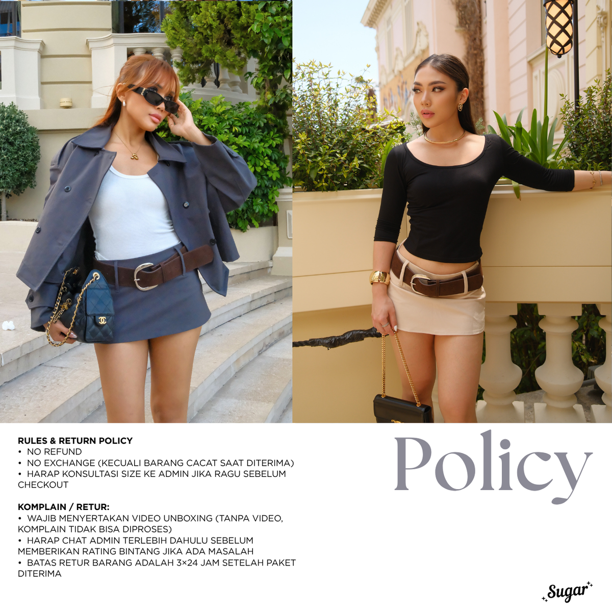 She Wears Sugar – Pitlane Skort | Wanita Rok Celana  Low Rise Y2K Outfit Summer Bali Korean Style Bawahan