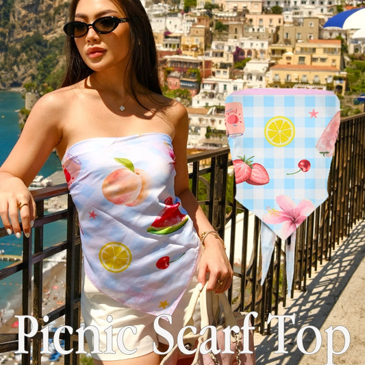 Picnic Scarf Top