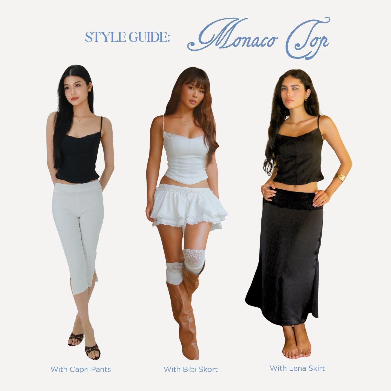 She Wears Sugar x Isabella – Monaco Corset Top | Corset Top Wanita Fit Body Baju  Atasan Cewe Korean Style