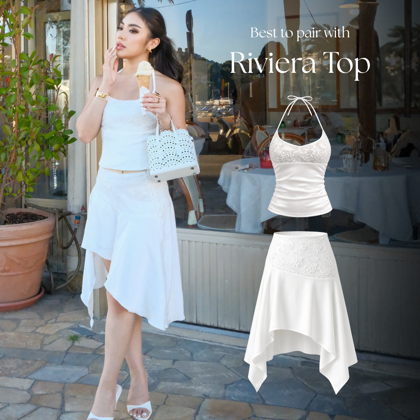 Soiree Assymetric Skirt
