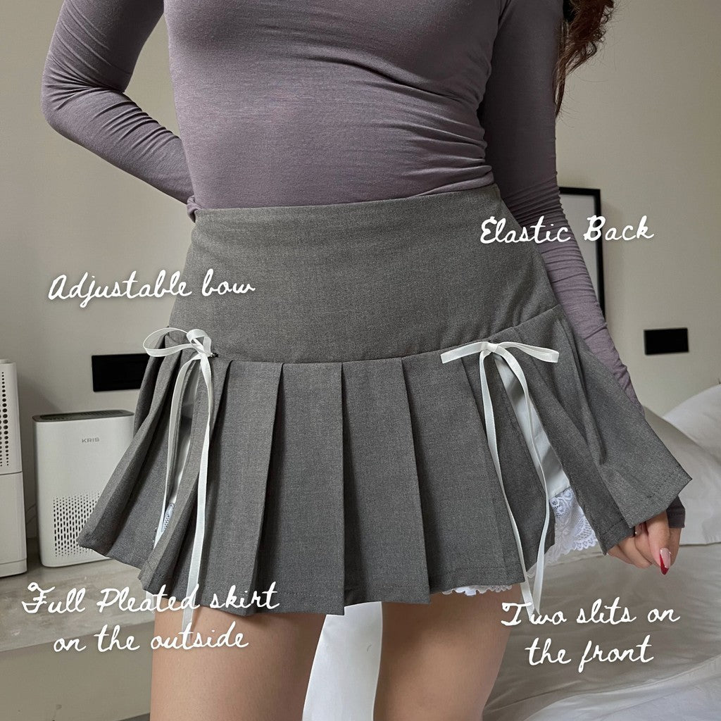 SHEWEARSSUGAR x ZETA BLANCO - Sabrina Skort | Skort Wanita | Outfit Korea | Coquette Aesthetic