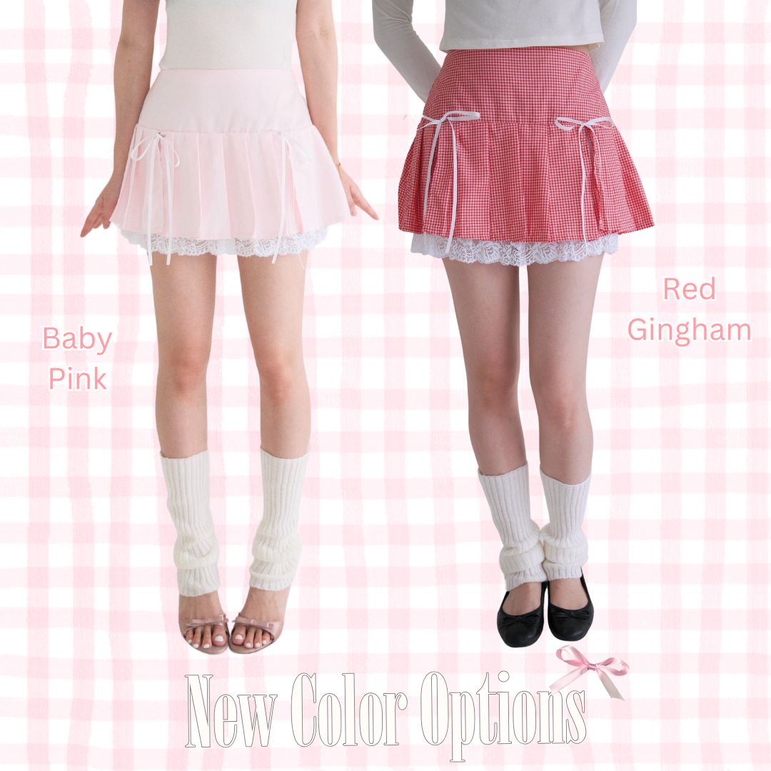 SHEWEARSSUGAR x ZETA BLANCO - Sabrina Skort | Skort Wanita | Outfit Korea | Coquette Aesthetic