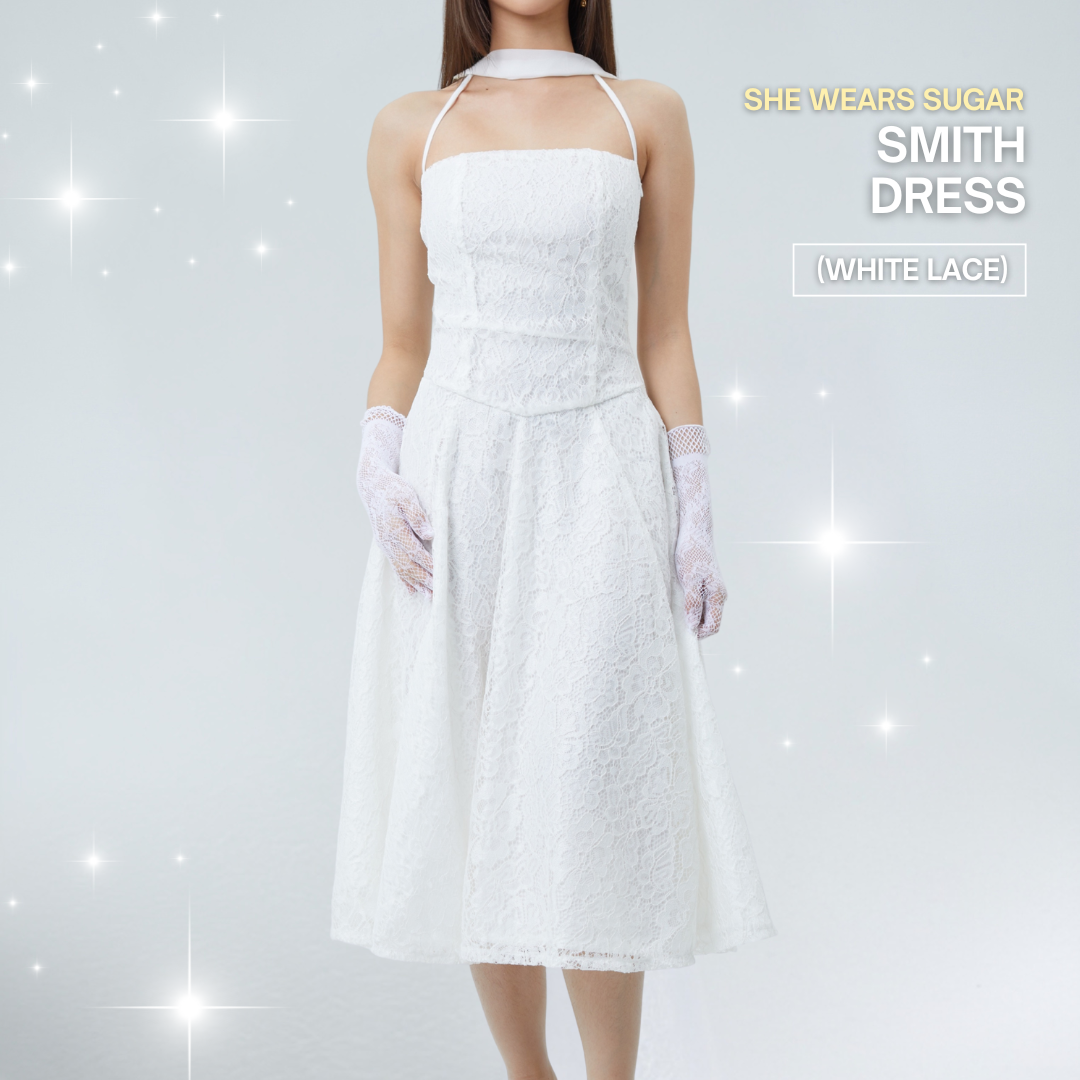 Shewearssugar - Smith Dress | Chirstmas Dress | Halter Neck | Scarf | Natal