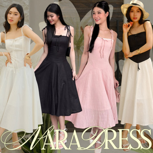 SHEWEARSSUGAR - NARA DRESS | Summer Dress | Bali Outfit | Dress Casual  | Coquette Outfit | Baju Pita | Top Pita | Baju Pita Pink | Dress Pink