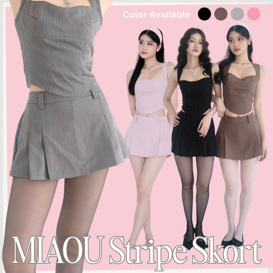 Miaou Stripe Skort