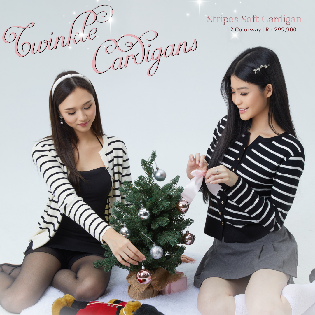 Shewearssugar - Twinkle Cardigan | Outer | Christmas Oufit | Natal