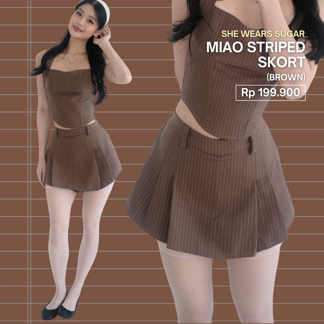 Miaou Stripe Skort