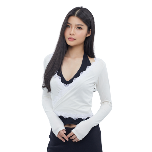 Catherine Wrap Top
