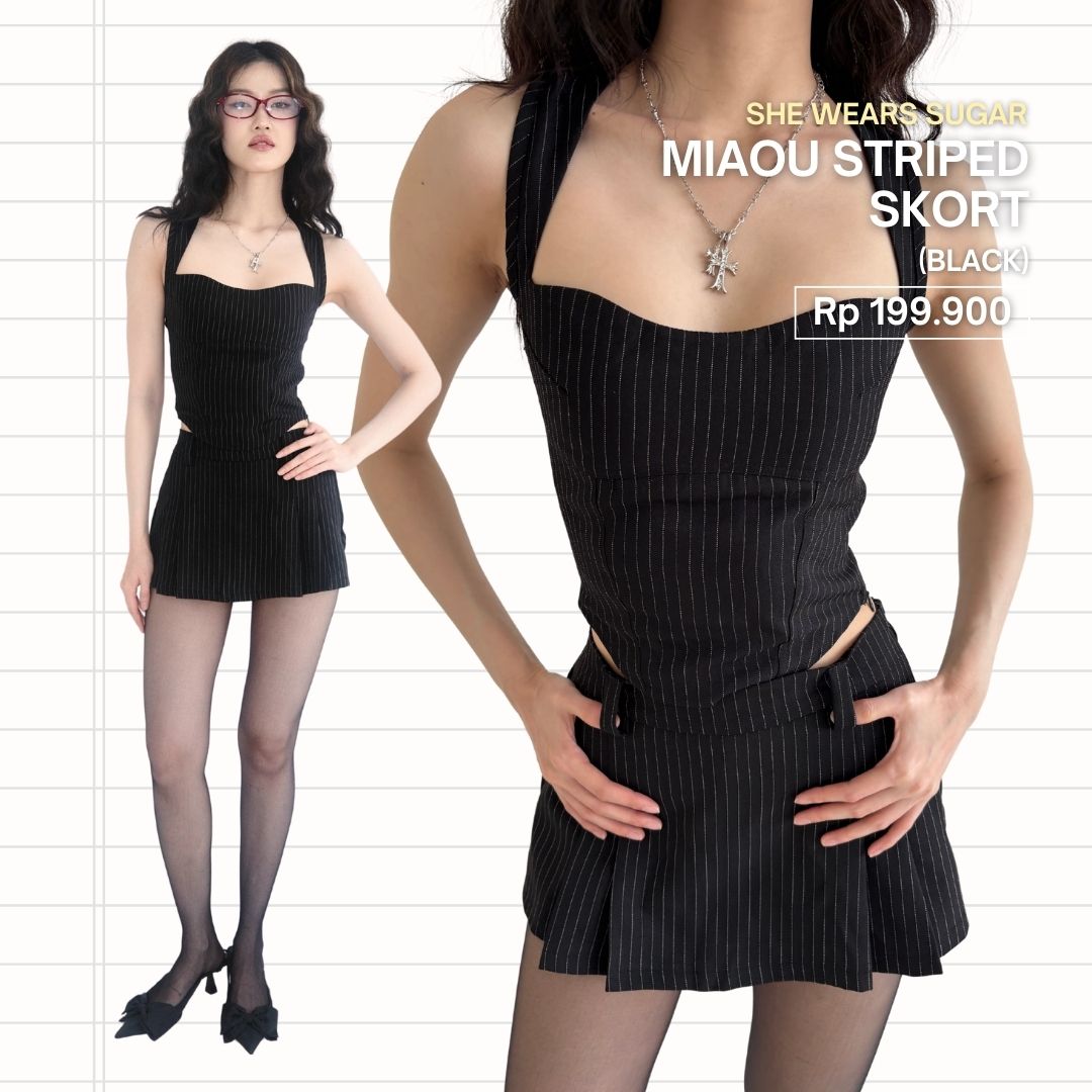 Miaou Stripe Skort