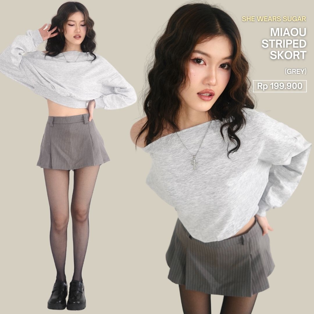Miaou Stripe Skort